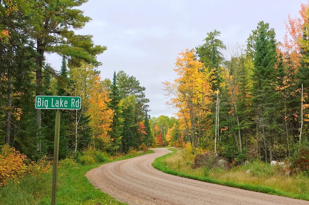 Big Lake Road - gravel road 