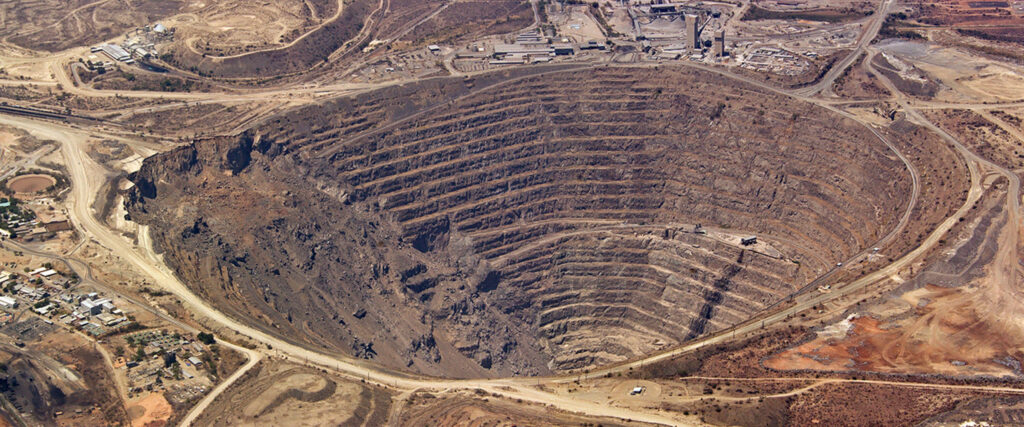 Open pit mine similar to the proposed Polymet mine. 