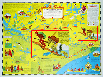 Fisher Cartoon map