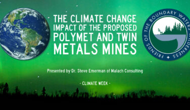 The Climate change impacts of the proposed Polymet and Twin Metals Mines