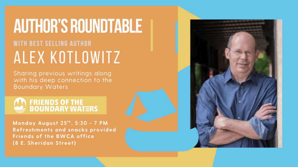 Graphic: Author's Roundtable with best selling Author Alex Kotlowitz