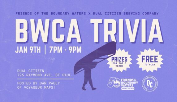 Graphic for BWCA trivia at Dual Citizen Brewing Company
