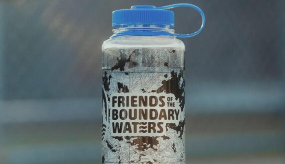Friends Boundary Waters water bottle.