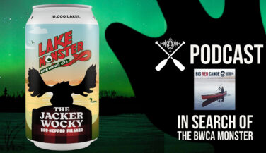 Picture of Beer Can with Monster on it - Text 