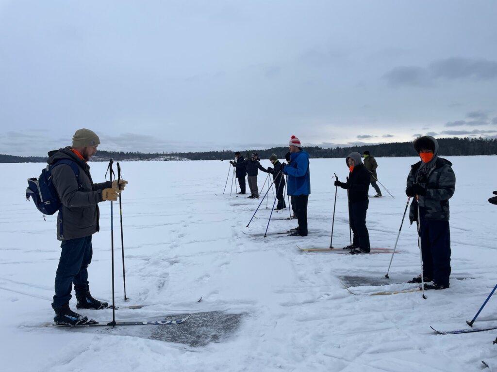 No Boundaries to the Boundary Waters SPARKS cohort of young, energized leaders at their Winter Leadership Retreat at YMCA Camp Du Nord in Ely, Minnesota. It is winter and snowy, and the young adventurers are ready to tackle the terrain.