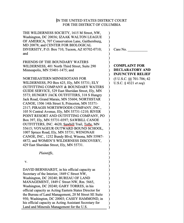 Read a copy of the complaint