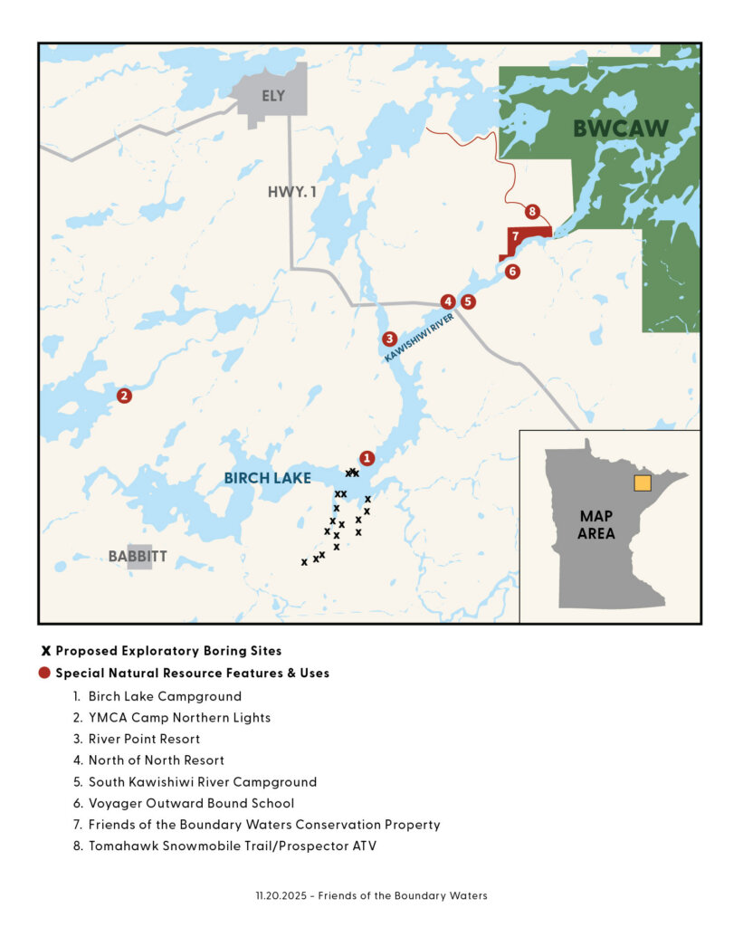 Twin Metals Exploratory sites - 2025 application