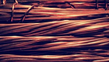 Copper wires in bulk