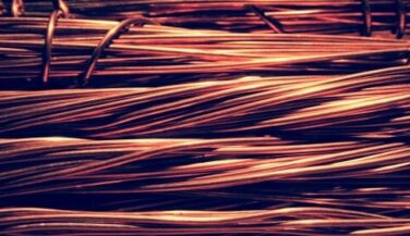 Copper wires in bulk