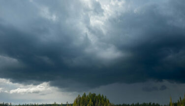 Photo: Benjamin Olson Dark sky over the BWCA