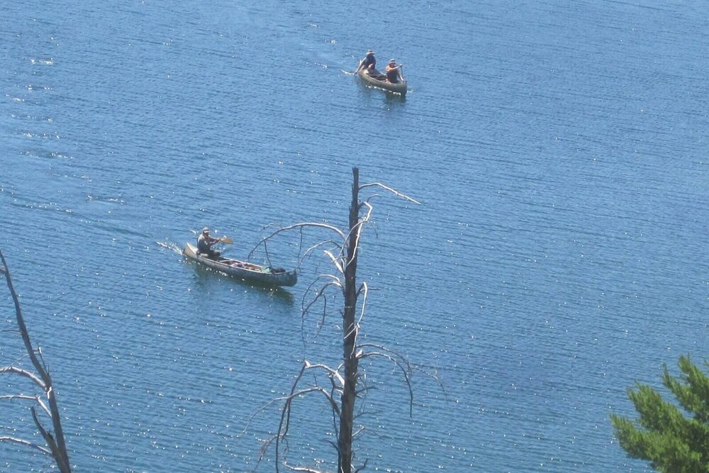 canoe in BWCA