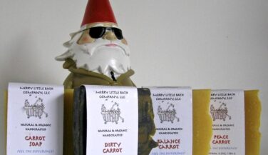 Merry Little Warrior Gnome and Soap