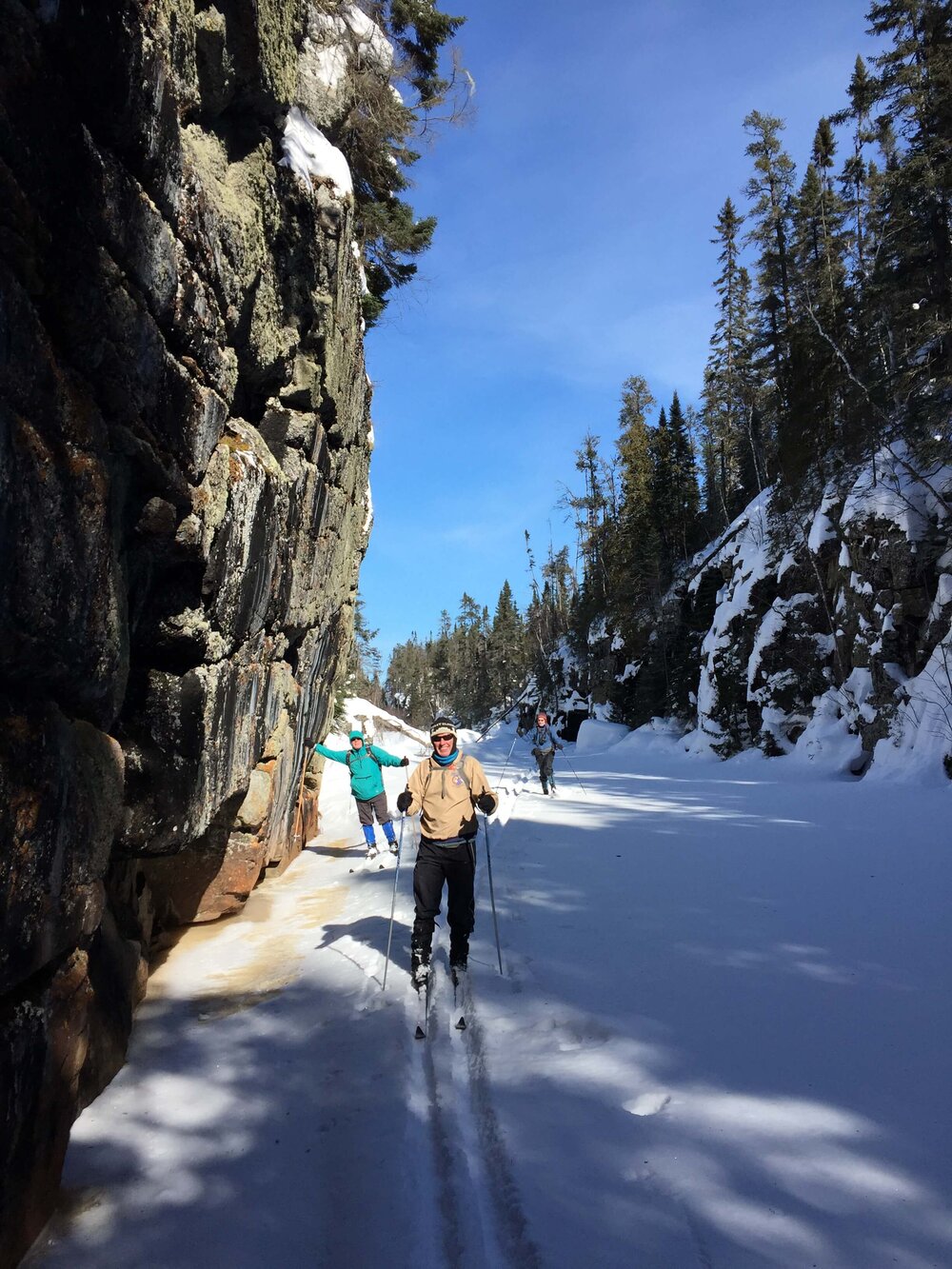 skiing in Boundary Waters