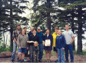 Image of a group of people at the Boundary Waters